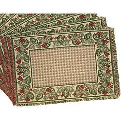 French Berries Cotton Jacquard Placemats (12)  
