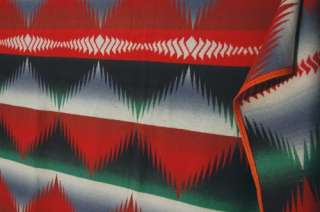   30s Beacon Ombre Antique Camp Trade Blanket ~INDIAN DESIGN  