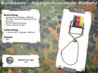 Bundeswehr Maßband (Ausscheider, Abgänger)  