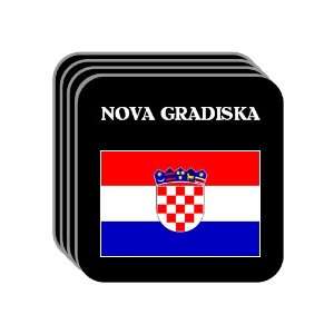 Croatia (Hrvatska)   NOVA GRADISKA Set of 4 Mini Mousepad Coasters