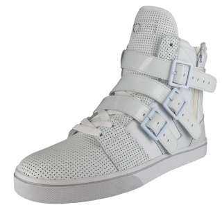 RADII Straight Jacket Mens High Top Buckle Zip Lace Up Fashion Sneaker 