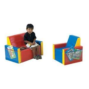  Tiny Tot Reading Seating   Two Piece Set 