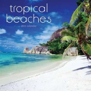  Tropical Beaches 2013 Wall Calendar 12 X 12 Office 