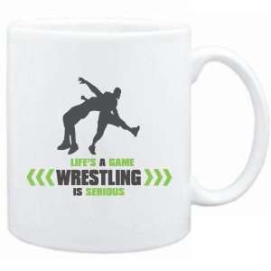  New  Lifes A Game . Wrestling Is Serious  Mug Sports 