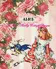 Adorable Alice In Wonderland Altered Art w White Rabbit 5x7