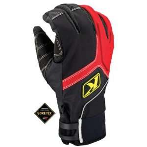 Klim Snowmobile Gloves   PowerXross, Red X Small