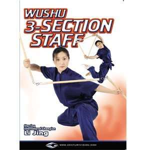    Wushu 3 Section Staff Flax Wushu Weapon