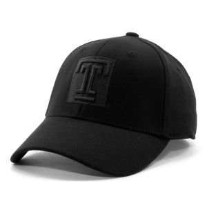  Temple Owls Top of the World NCAA Black on Black Tonal Hat 