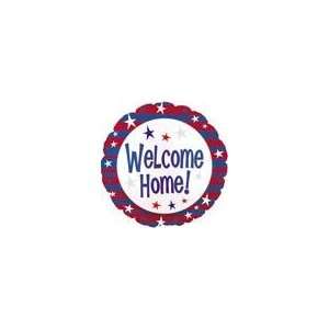  18 Welcome Home Red, White, and Blue   Mylar Balloon Foil 