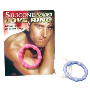 Pipedream Products Silicone Beaded Love Ring, Purple