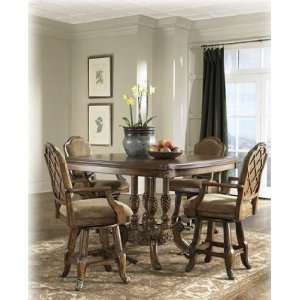 com Bellissimo Brown Square Counter Height Pedestal Table Bellissimo 