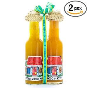 Passionfruit Fire & Mango Magic   2 Pack Gift Set 5oz Sauces Shrink 
