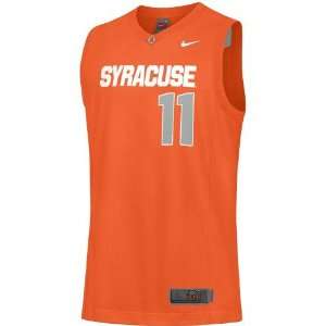   Syracuse Orange #11 Orange Youth Replica Basketball Jersey Sports