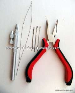 Professional Hair Extension Pliers Micro Link Tool Set  