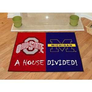Ohio State Buckeyes / Michigan Wolverines House Divided NCAA All Star 