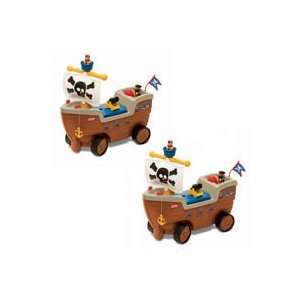 Little Tikes Play n Scoot Pirate Ship 2 Pack Bundle Toys 