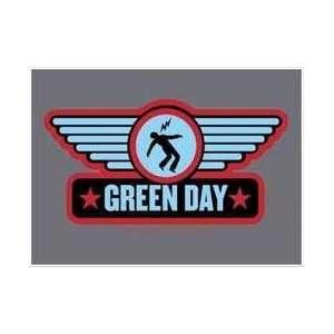  GREEN DAY WINGED LOGO FABRIC POSTER