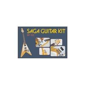   Custom Built FV 10 Electric Guitar Kit from SAGA Musical Instruments