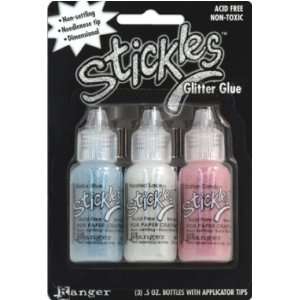  Ranger Stickles Glitter Glue Set 3pc Sweetheart
