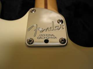 Fender Strat Deluxe left handed guitar RARE Olympic White 2004  