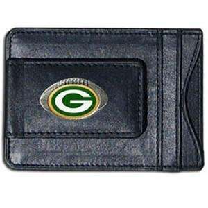  Green Bay Packers Leather Wallet Money Clip Sports 