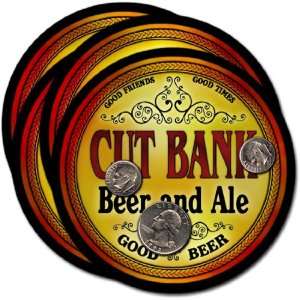 Cut Bank, MT Beer & Ale Coasters   4pk