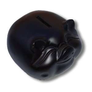  Small Wooden Piggy Bank   Black Finish by Huggable Me [Toy 