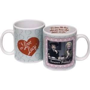Lucy Friends Forever Mug   Pink and Green