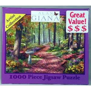   Alan Giana 1000 Piece Jigsaw Puzzle   Walk in the Woods Toys & Games