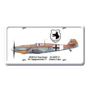   Gustav Air Force Jet Plane Metal License Plate Sign