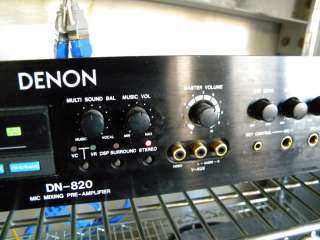 Denon DN 820 Mic Mixing Pre Amplifier  
