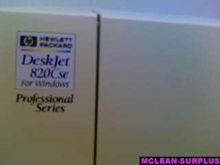 HP DeskJet 820Cse Professional Series Inkjet Printer AS IS  