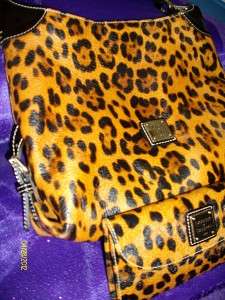 Dooney & Bourke Leopard TMoro Handbag & Large Wallet Set HTF Cheetah 