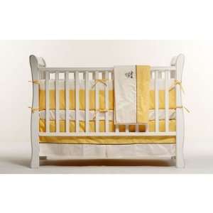  Butterfly Four Piece Crib Bedding Set