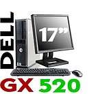 dell opltiplex gx520 pc desktop computer p4 2 8ghz 1024mb complete w 