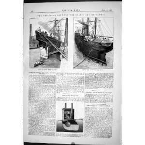   1887 Feed Water Regulator Ships Crash Celtic Britannic White Star