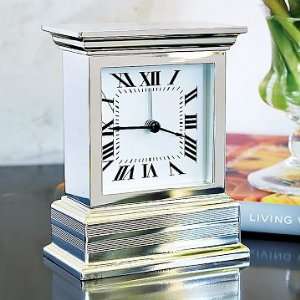  Williams Sonoma Home Podium Clock, Silver