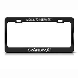   Greatest Grandma Metal license plate frame Tag Holder Automotive