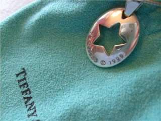 Tiffany & Co.Star Stencil Sterling Silver Necklace 1999  