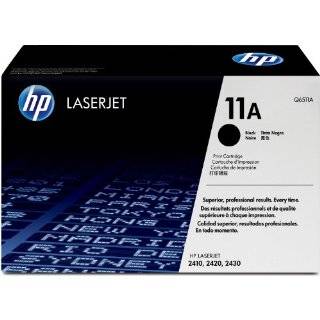 HP Q6511A LaserJet 11A Black Print Cartridge in Retail Packaging