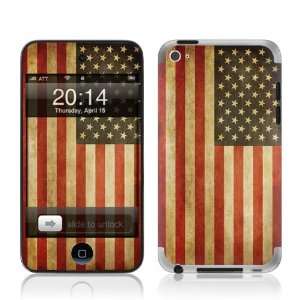  Apple iPod Touch 4G   Old American Flag   Protection Kit 