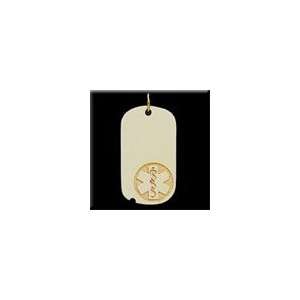   Medical ID Pendant with Caduceus Medical Symbol Health & Personal