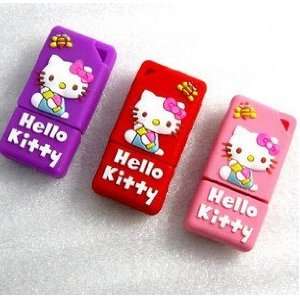   Cool Pink Hello Kitty Style USB flash drive with Keychain Electronics