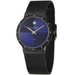   Titanium Black Titanium Mesh Bracelet Quartz Watch  