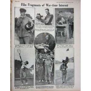   1915 WW1 Hun Prisoner Soldiers Zealander Tennis Monkey