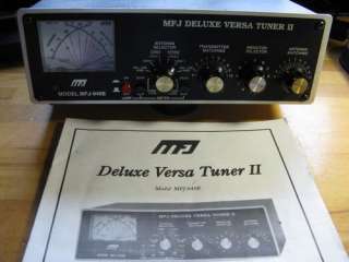 MFJ 949E DELUXE VERSA TUNER II WITH MANUAL / EXCELLENT   