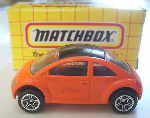 Matchbox VW Concept Bug Orange Car Box Thailand Toy  