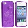 Flower TPU Soft Silicone Case Cover Skin For iPhone 4S 4G 4th Gen HD 