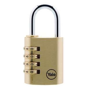  Yale Y150/40/130/1 Solid Brass Body Padlock with 4 Dial 