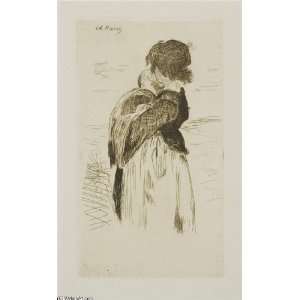   Oil Reproduction   Edouard Manet   24 x 38 inches   La petite fille